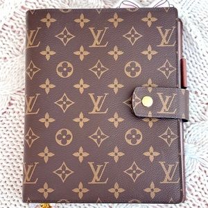 EUC Authentic LOUIS VUITTON Monogram Agenda GM Day Planner Agenda Cover